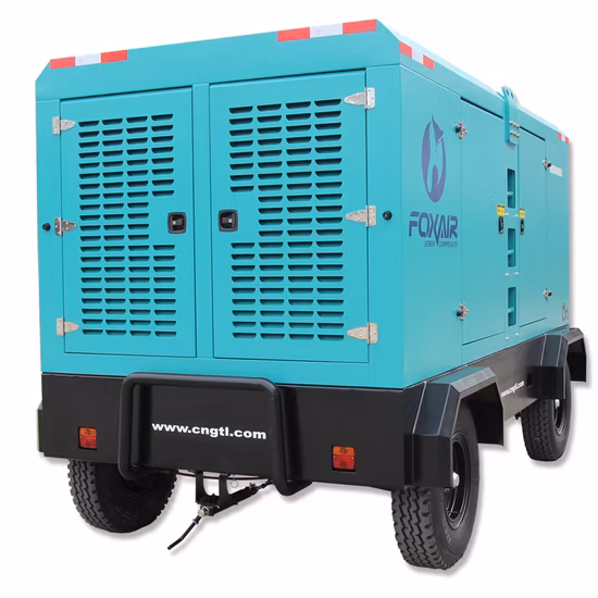 Gtl 900cfm 16bar 25m3 Driling Mining Tragbarer Schrauben-Mobildiesel-Luftkompressor Fabrikpreis